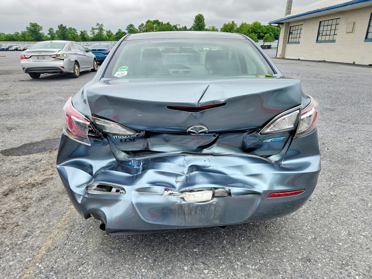 2013 Mazda 3 I Gray vin: JM1BL1U85D1703146