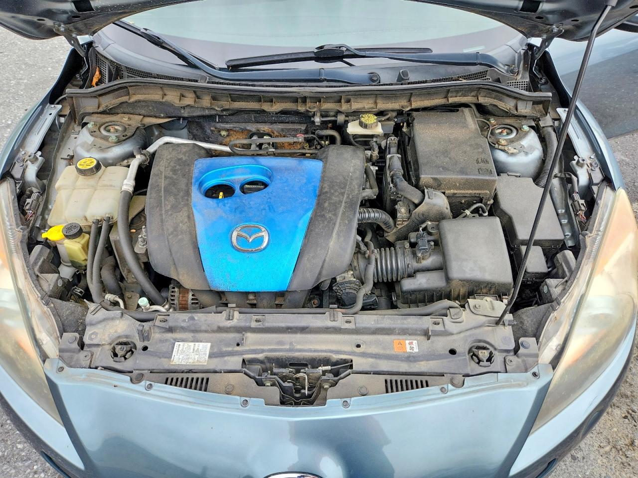 2013 Mazda 3 I Gray vin: JM1BL1U85D1703146