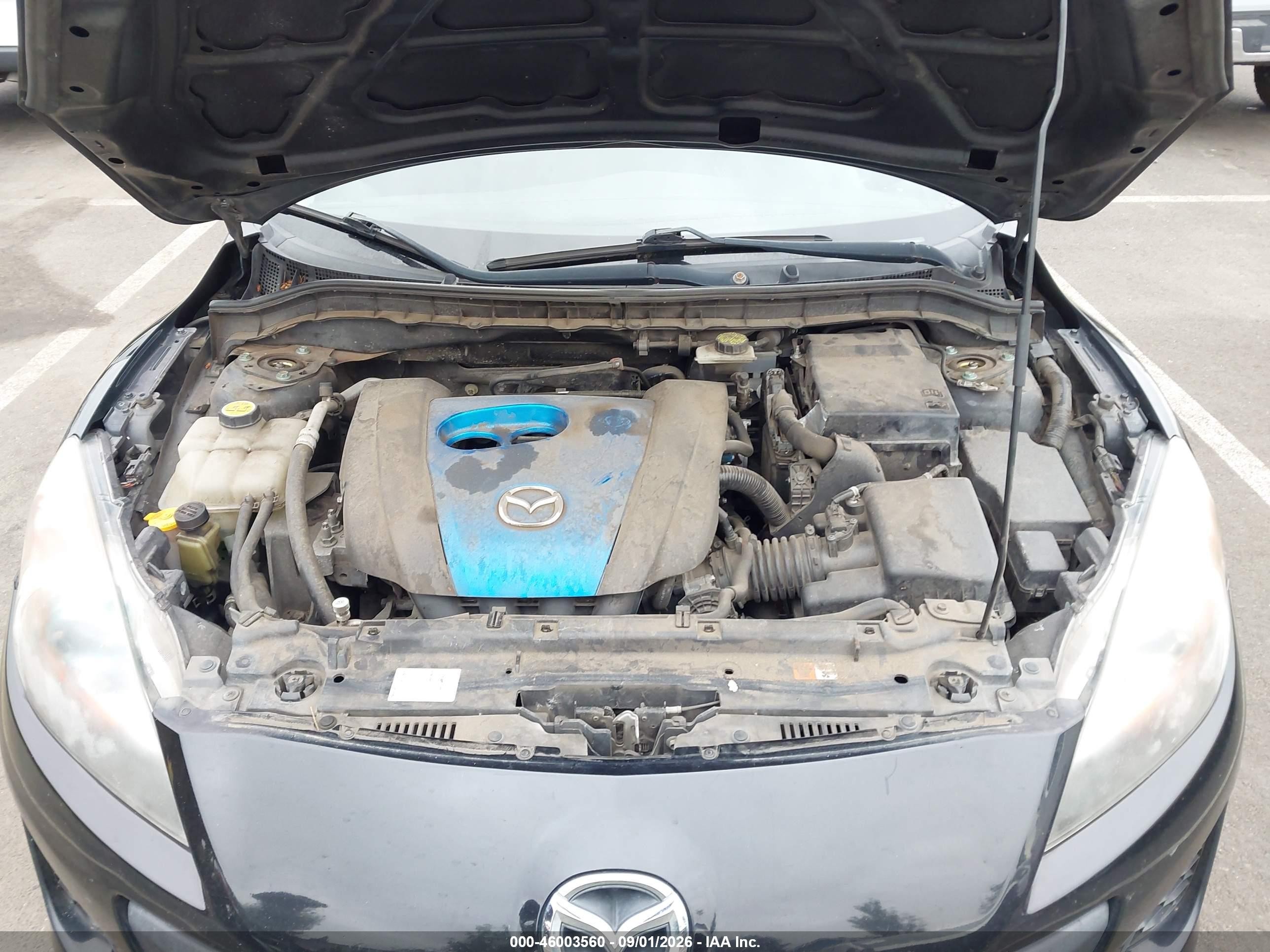 2013 Mazda Mazda3 I Sport Черный vin: JM1BL1U85D1714602