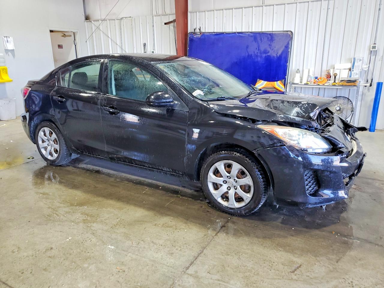 2013 Mazda 3 I Black vin: JM1BL1U86D1702393