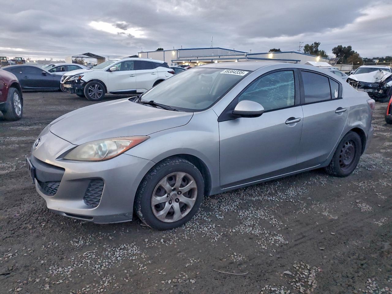 2013 Mazda 3 I Gray vin: JM1BL1U87D1702502