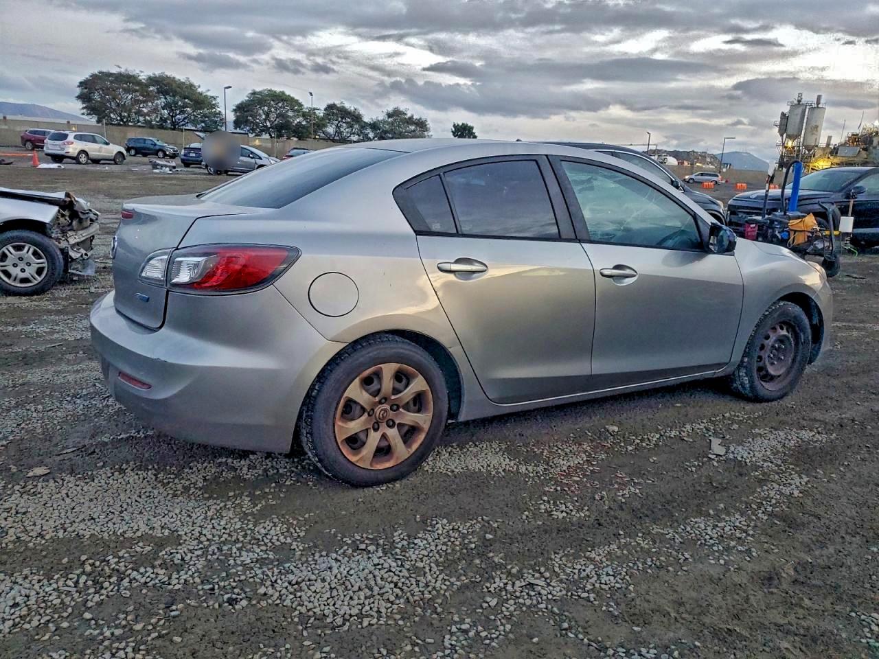 2013 Mazda 3 I Gray vin: JM1BL1U87D1702502