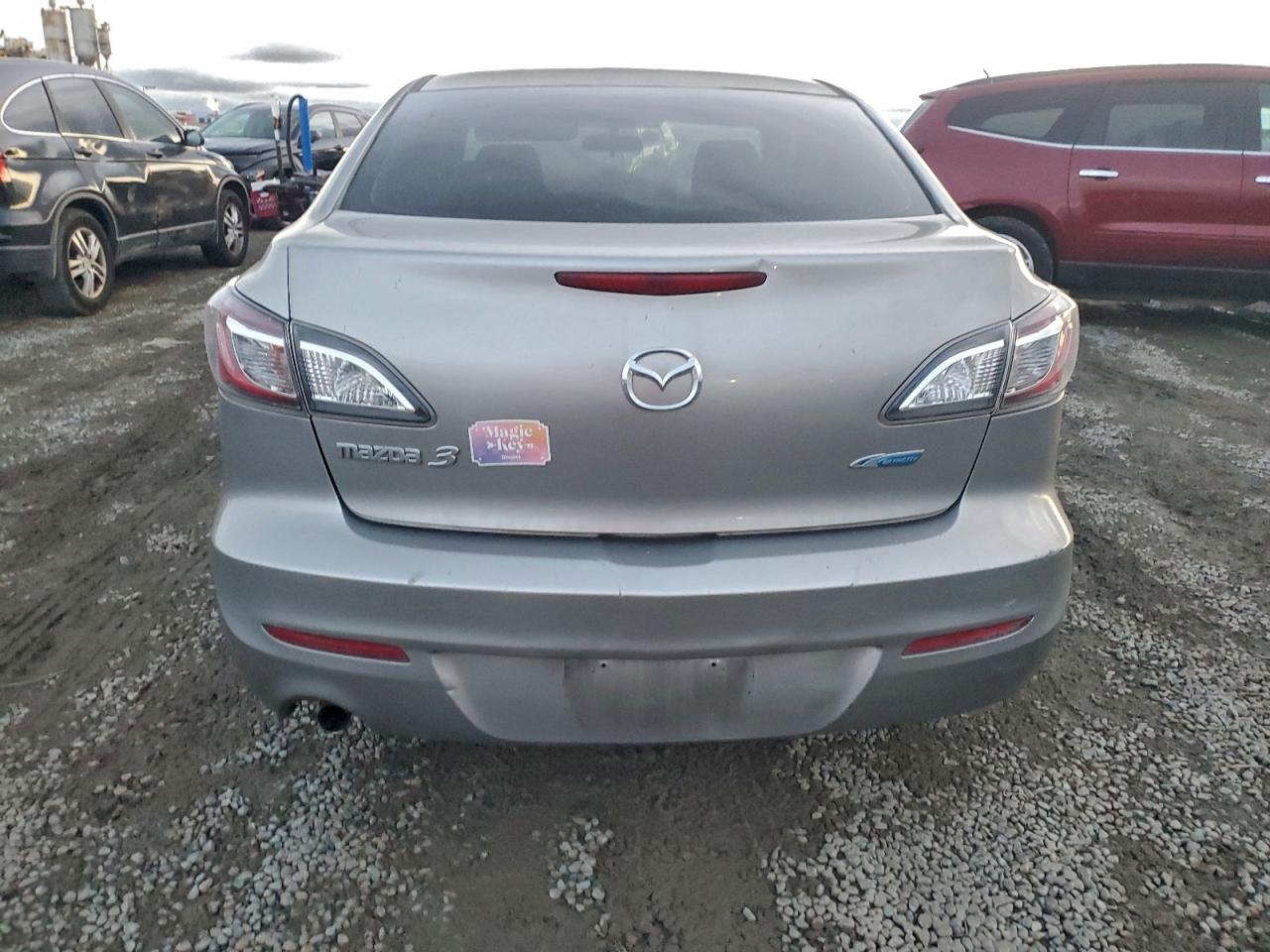 2013 Mazda 3 I Gray vin: JM1BL1U87D1702502
