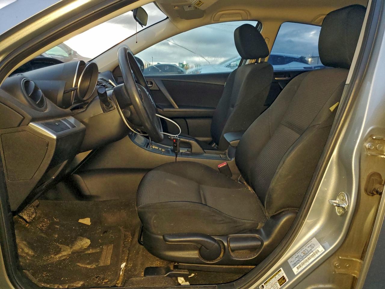 2013 Mazda 3 I Gray vin: JM1BL1U87D1702502