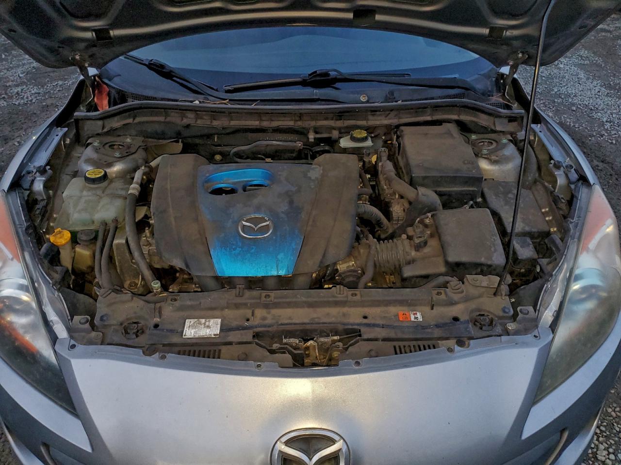2013 Mazda 3 I Gray vin: JM1BL1U87D1702502