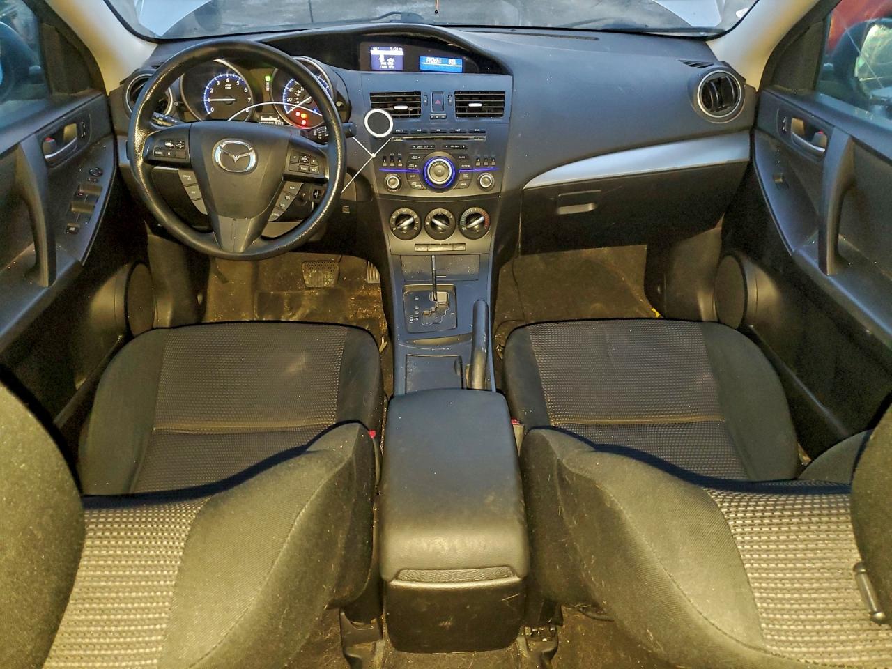 2013 Mazda 3 I Gray vin: JM1BL1U87D1702502