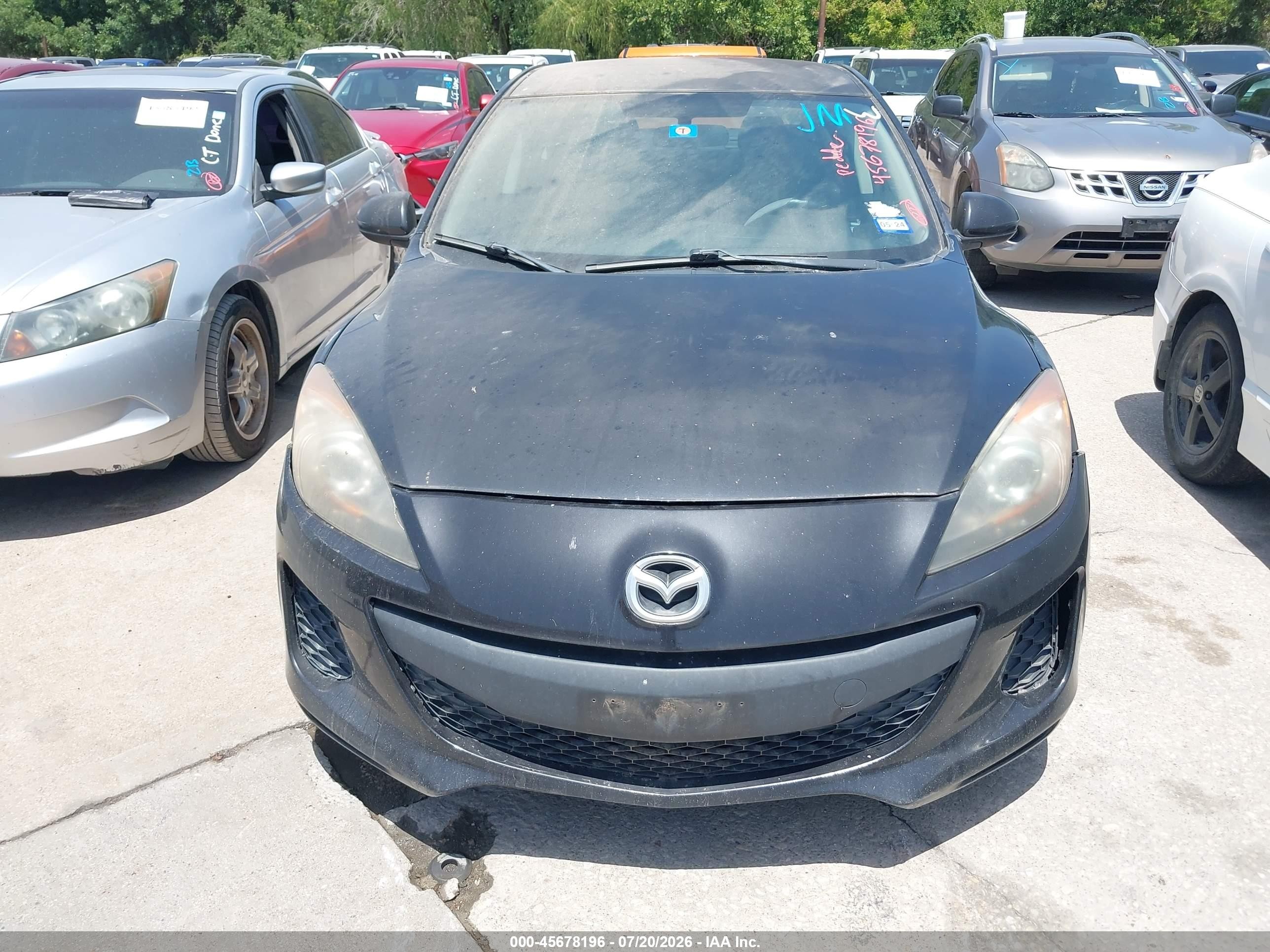 2013 Mazda Mazda3 I Sport Black vin: JM1BL1U88D1705327