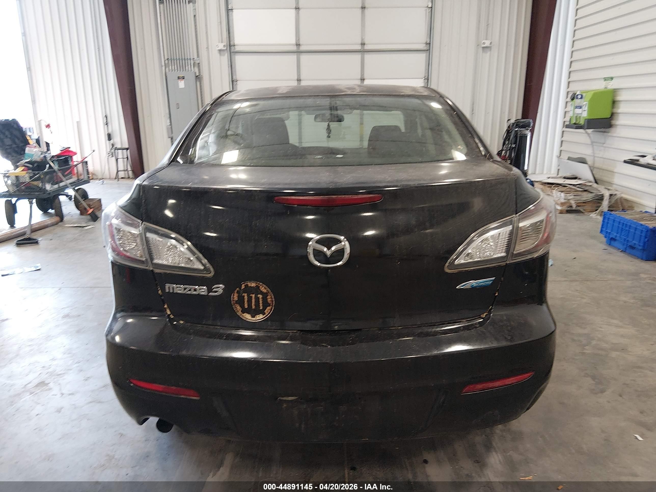 2013 Mazda Mazda3 I Sport Black vin: JM1BL1U8XD1709296