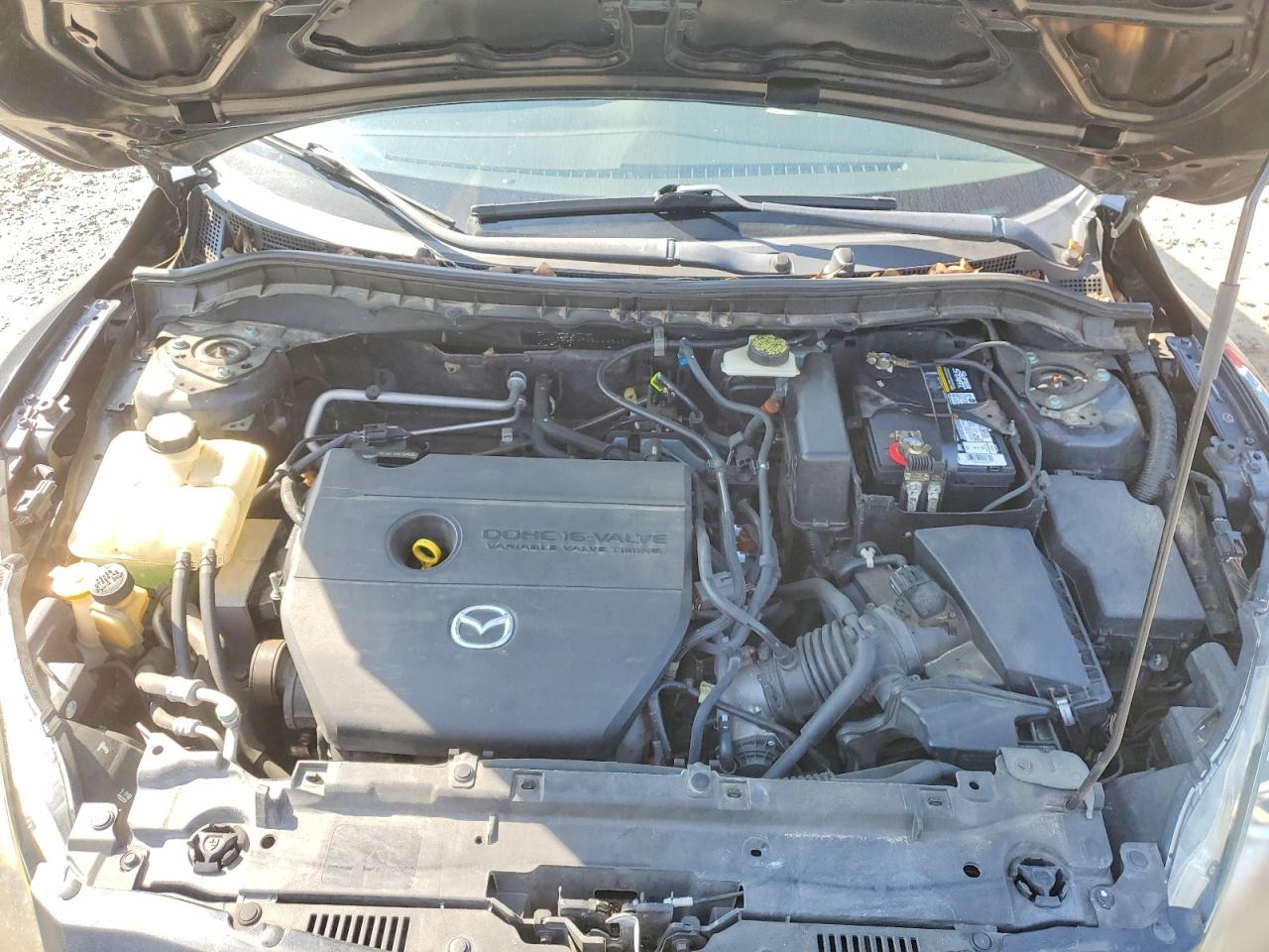 2011 Mazda 3 I Black vin: JM1BL1UF0B1496435