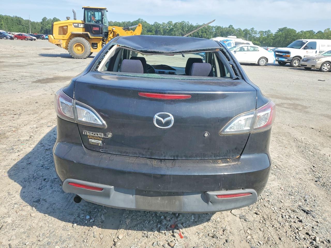 2011 Mazda 3 I Black vin: JM1BL1UF0B1496435