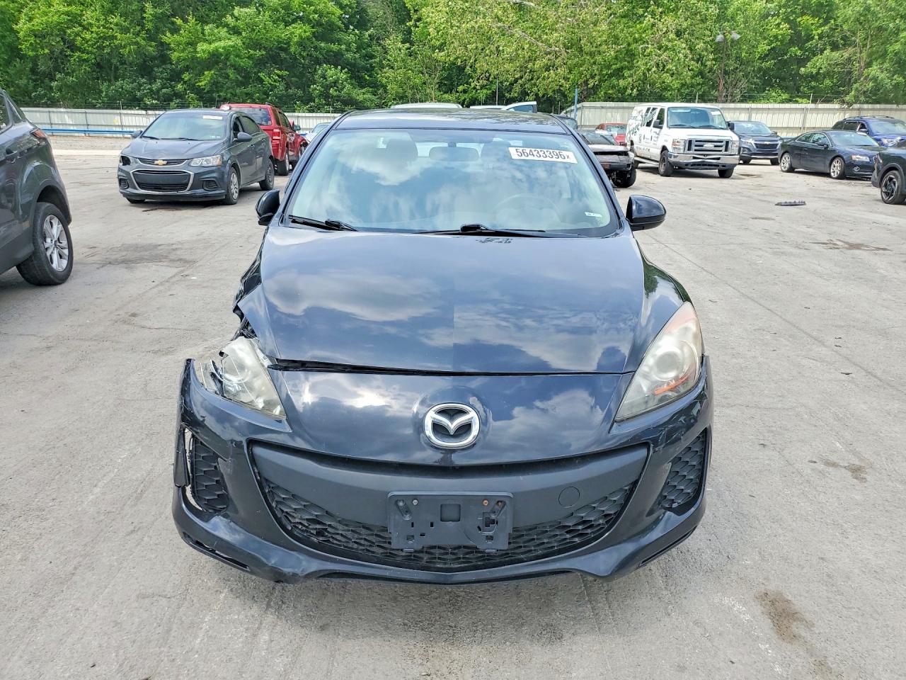 2012 Mazda 3 I Черный vin: JM1BL1UF0C1501909