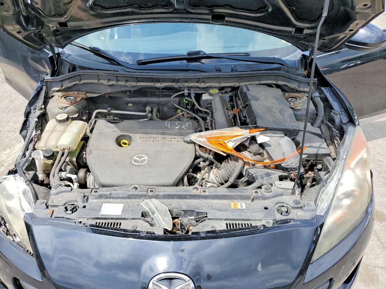 2012 Mazda 3 I Черный vin: JM1BL1UF0C1501909