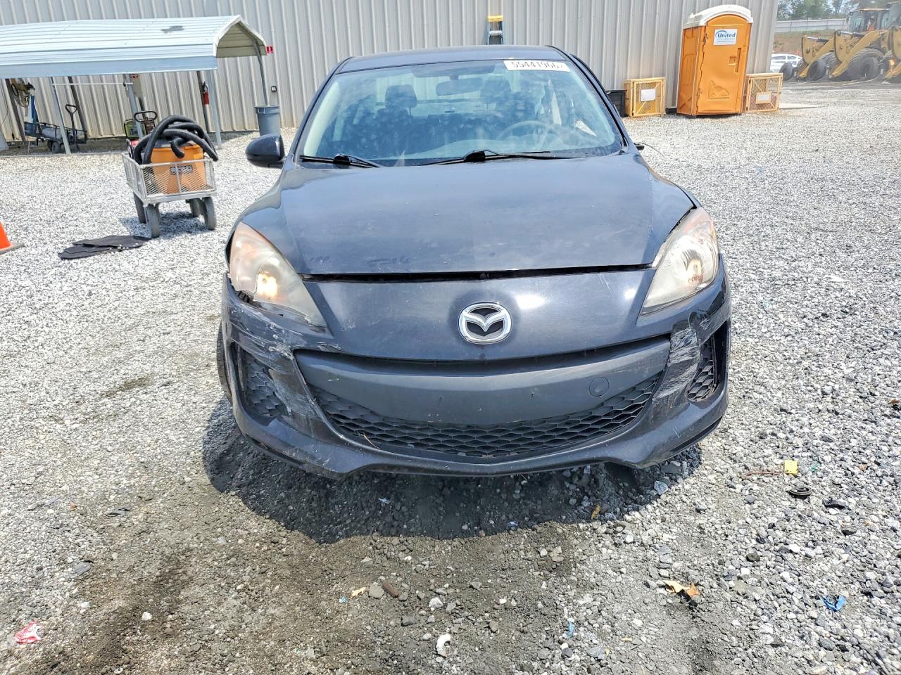 2012 Mazda 3 I Black vin: JM1BL1UF0C1654323