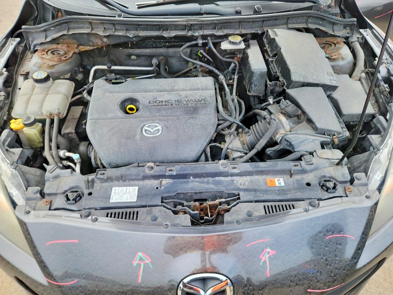 2013 Mazda 3 I Gray vin: JM1BL1UF1D1705149
