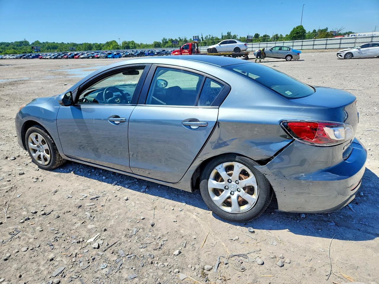 2012 Mazda 3 I Blue vin: JM1BL1UF2C1528982
