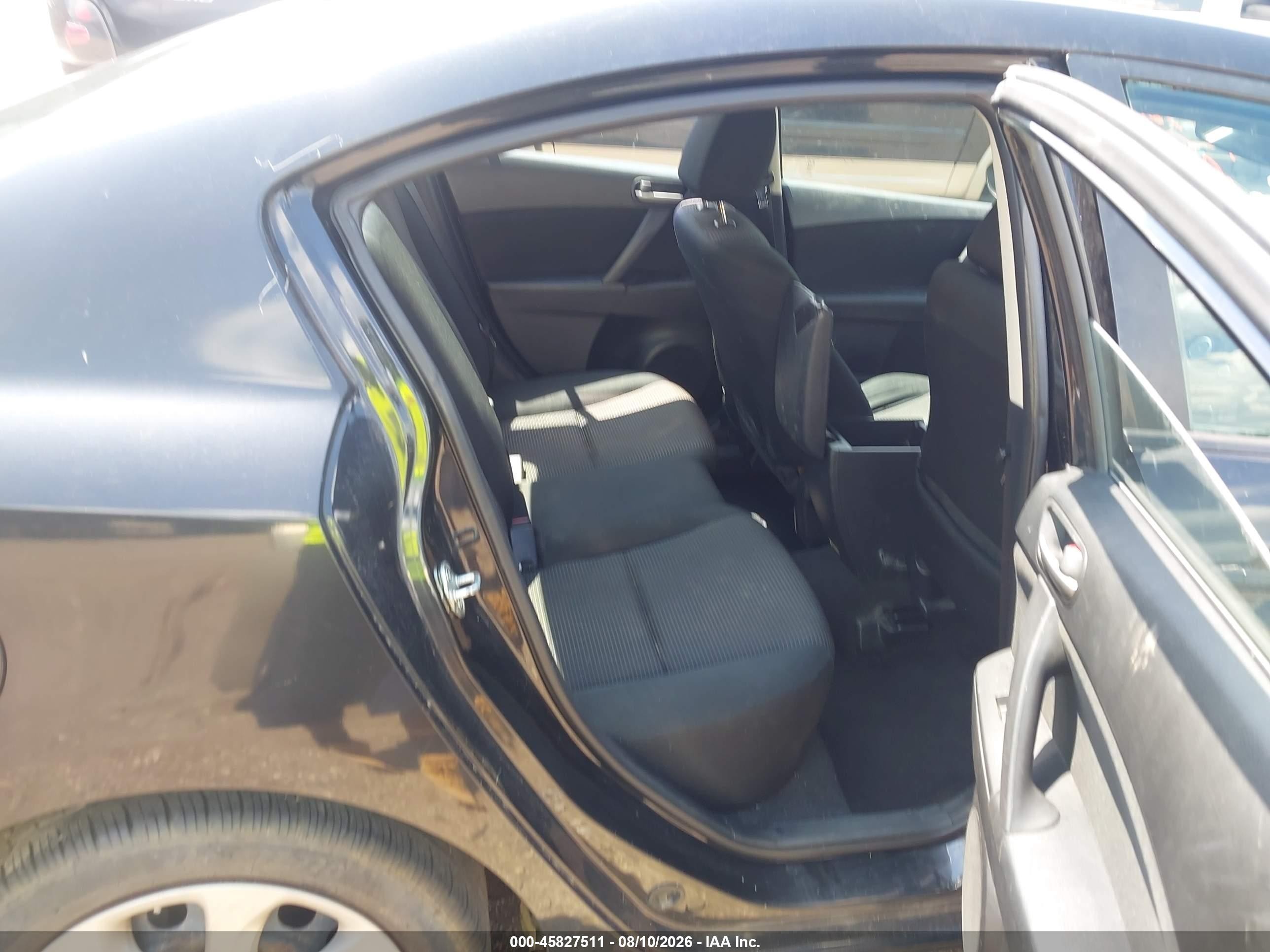 2012 Mazda Mazda3 I Sport Black vin: JM1BL1UF2C1530344
