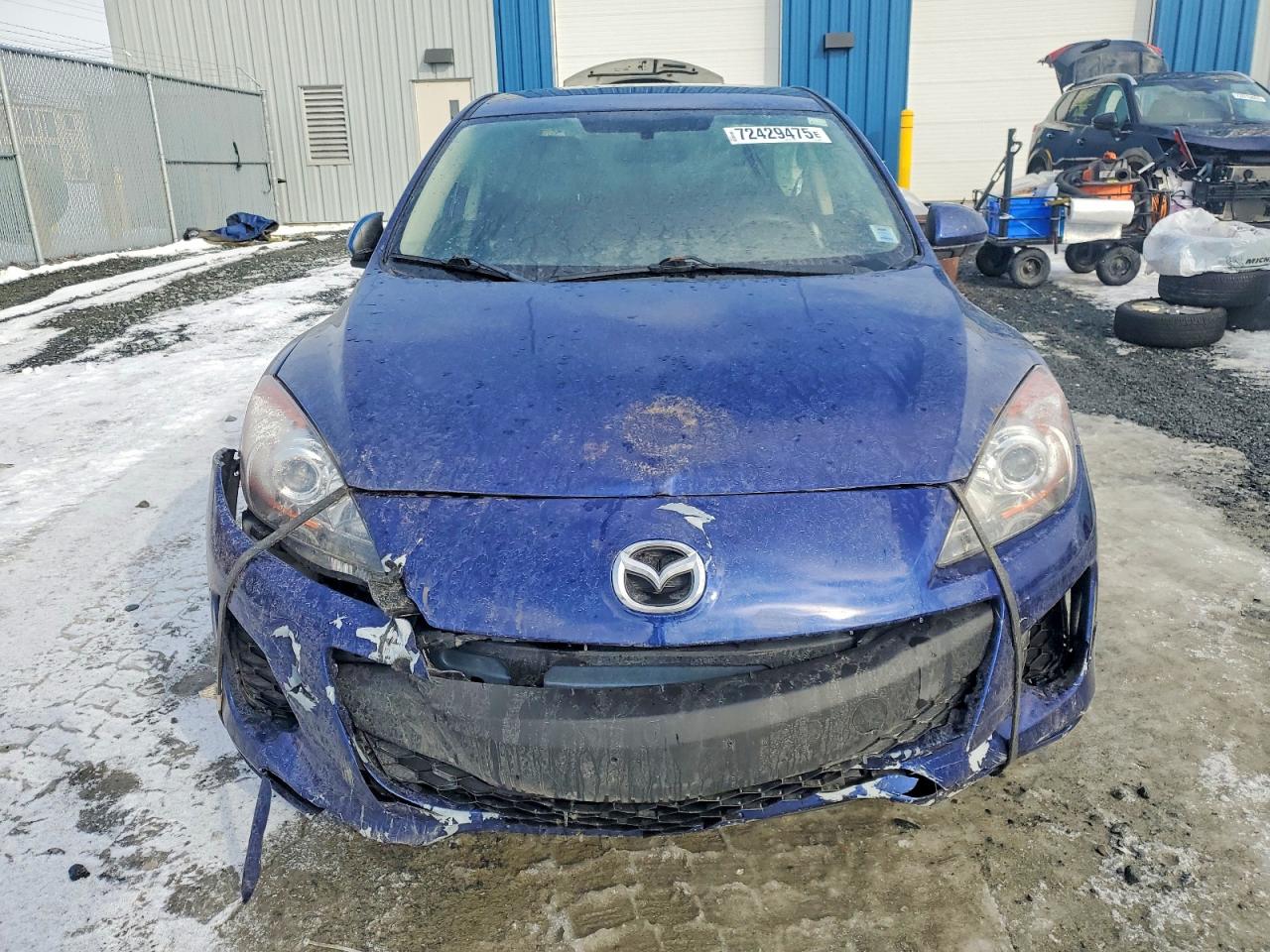 2013 Mazda 3 I Blue vin: JM1BL1UF2D1793015