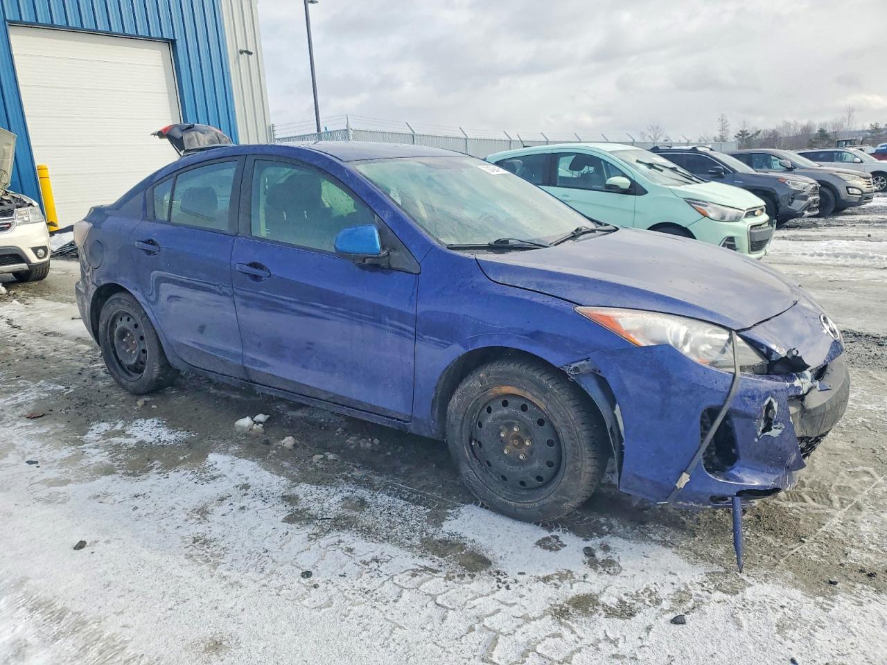 2013 Mazda 3 I Blue vin: JM1BL1UF2D1793015