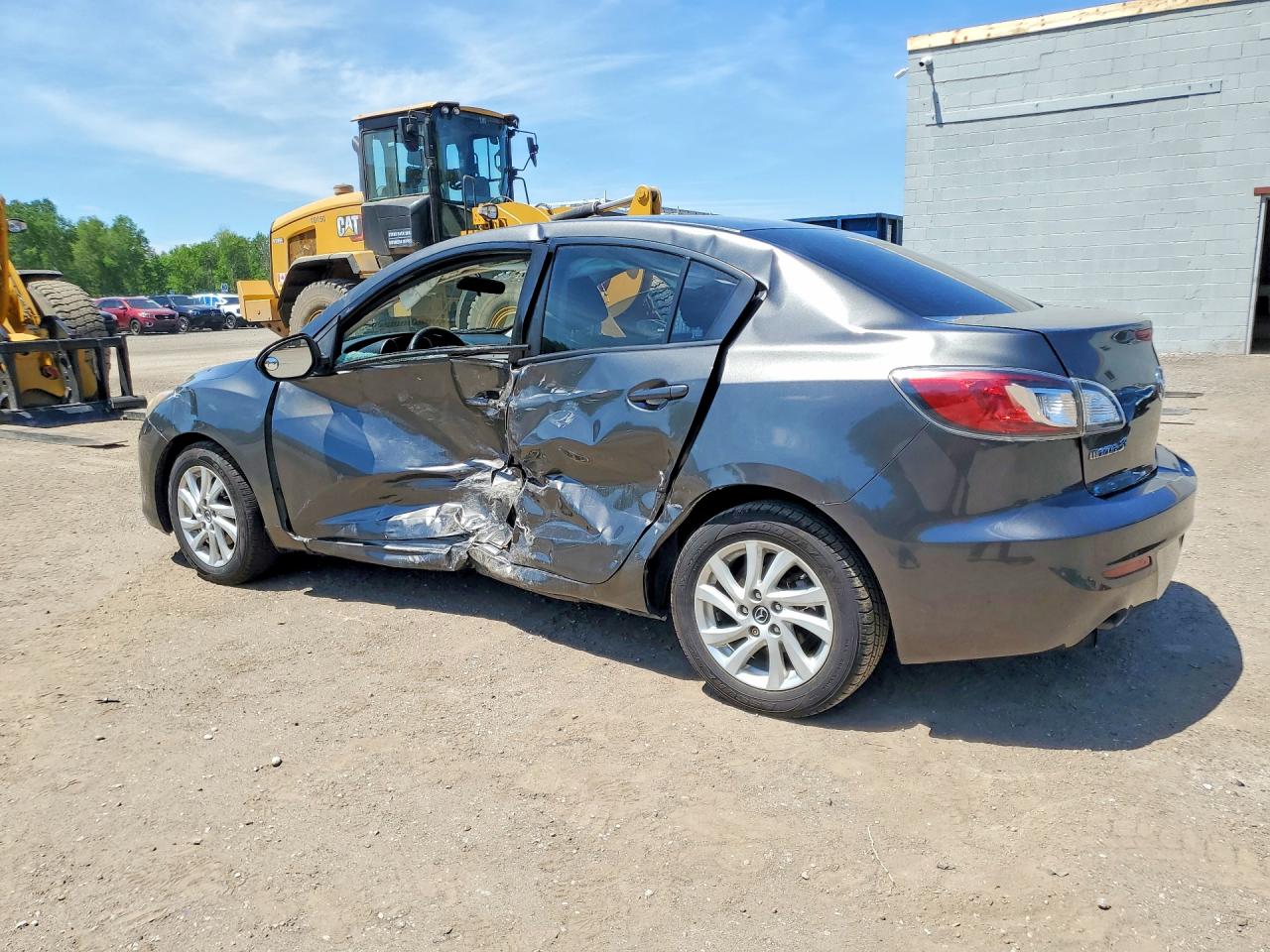 2013 Mazda 3 I Charcoal vin: JM1BL1UF2D1815756