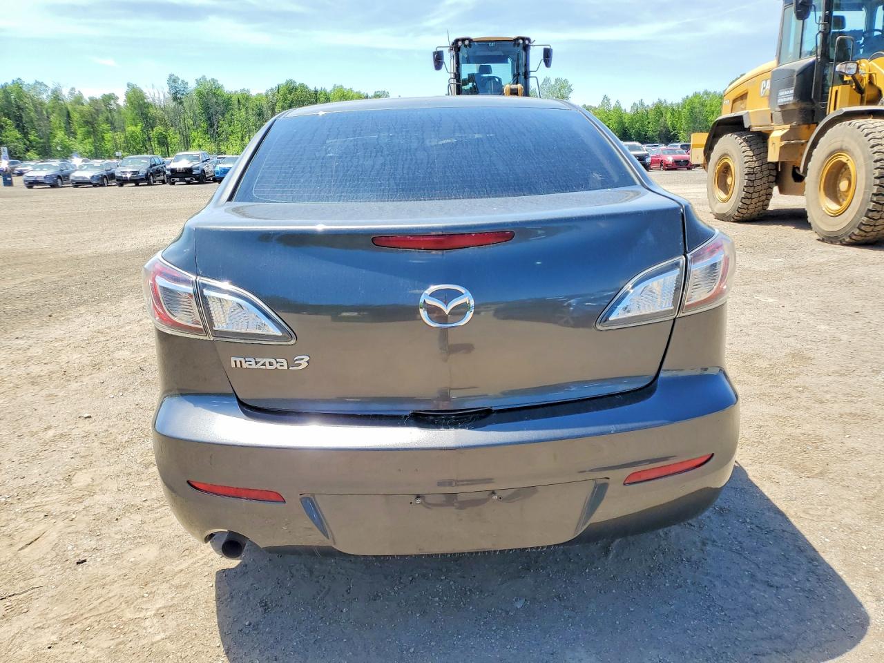 2013 Mazda 3 I Charcoal vin: JM1BL1UF2D1815756