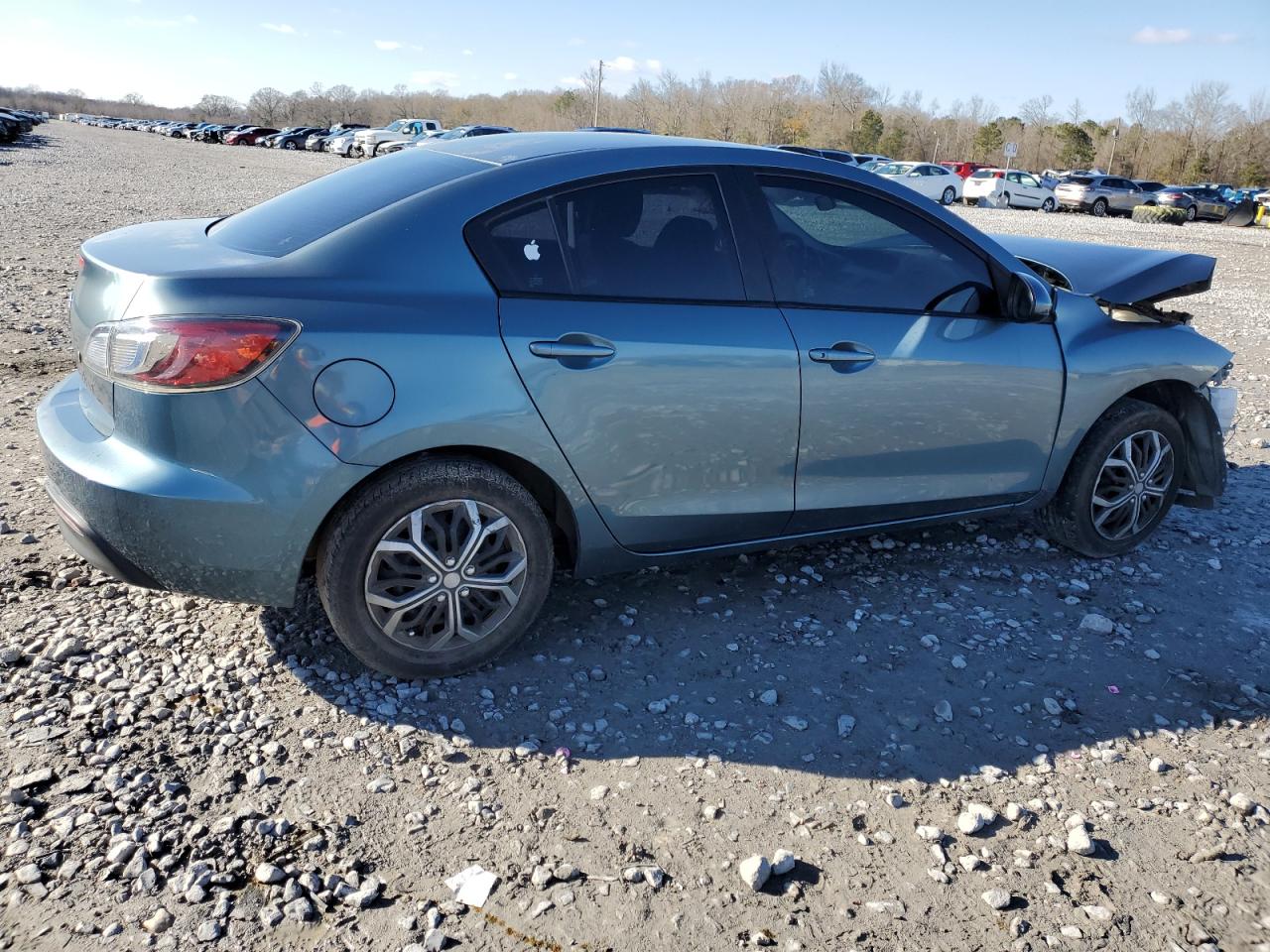 2011 Mazda 3 I Blue vin: JM1BL1UF3B1374099