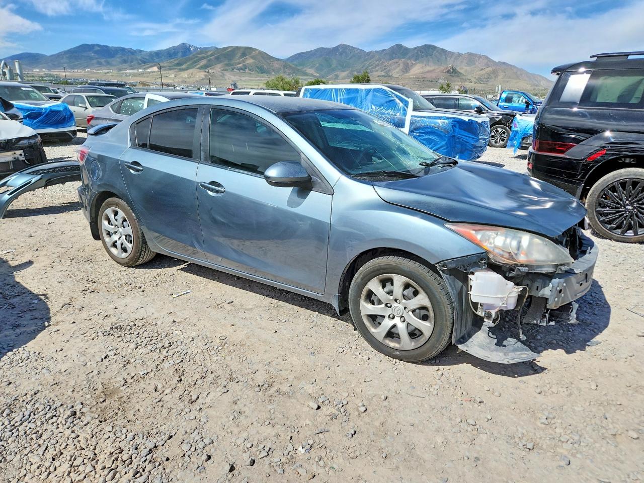 2012 Mazda 3 I Gray vin: JM1BL1UF3C1545211