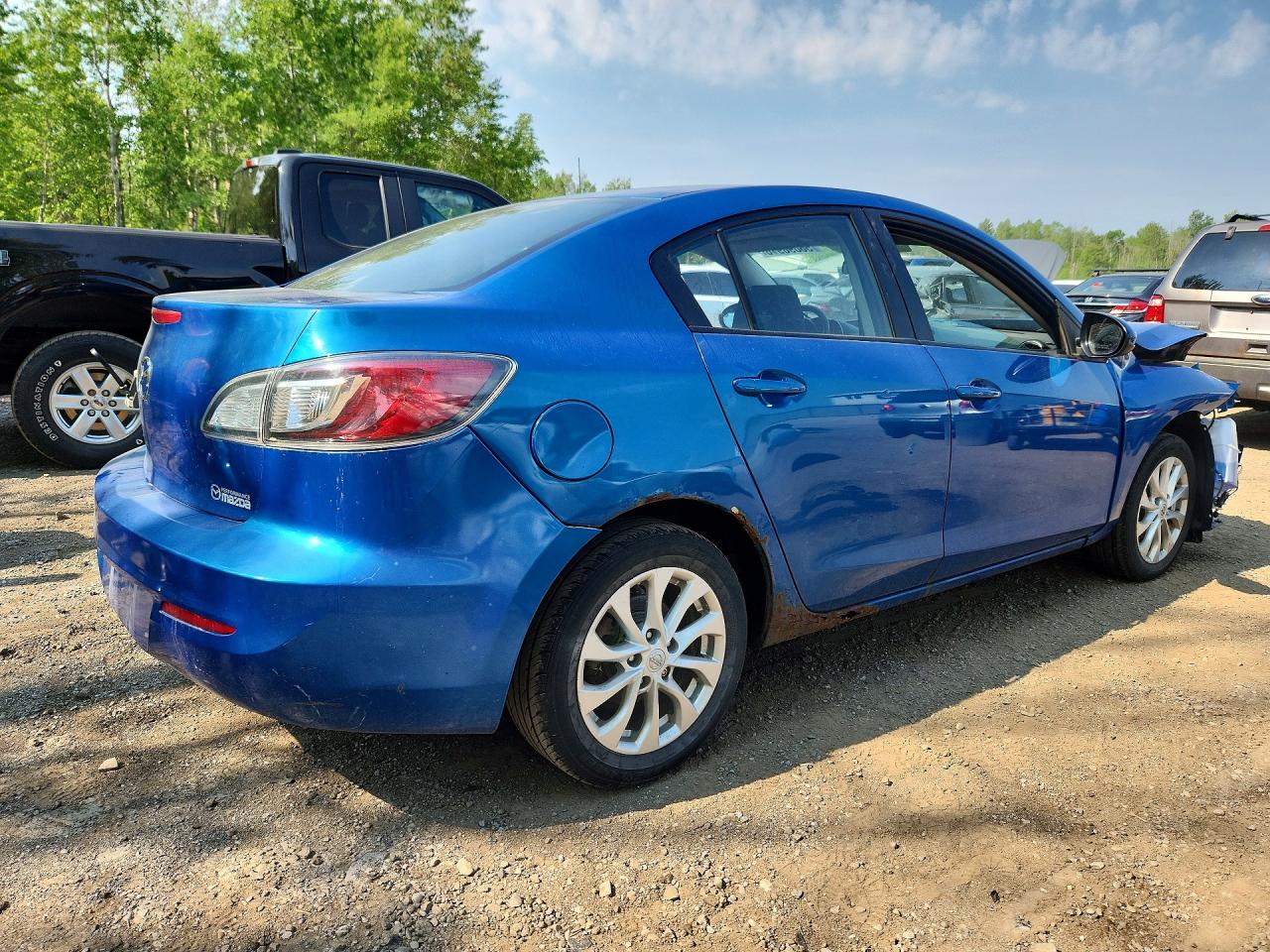 2013 Mazda 3 I Синий vin: JM1BL1UF3D1732014