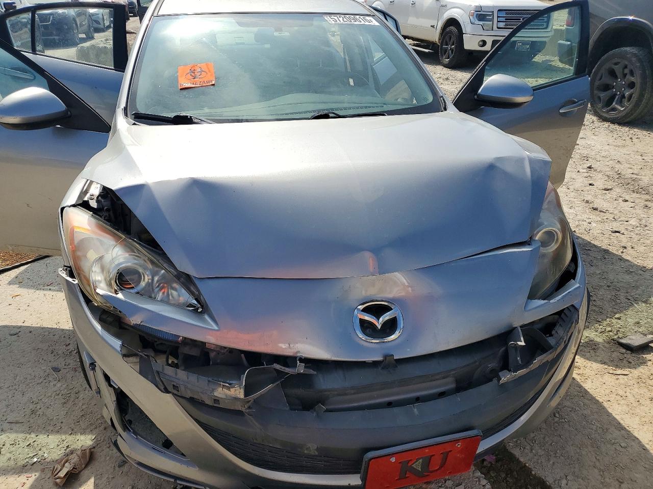 2011 Mazda 3 I Silver vin: JM1BL1UF4B1424251