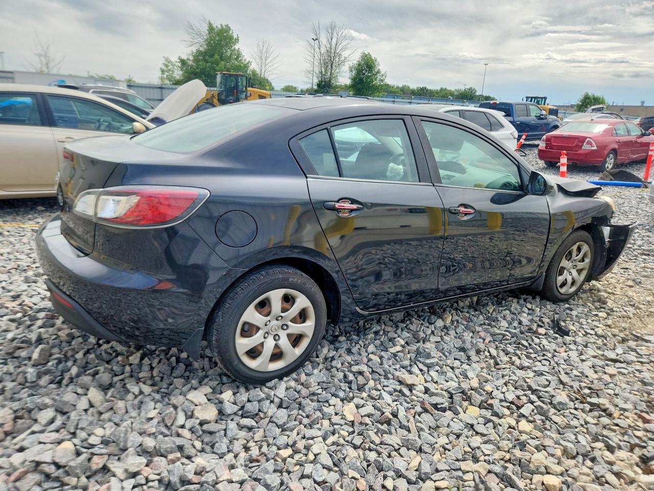 2011 Mazda 3 I Black vin: JM1BL1UF5B1453581