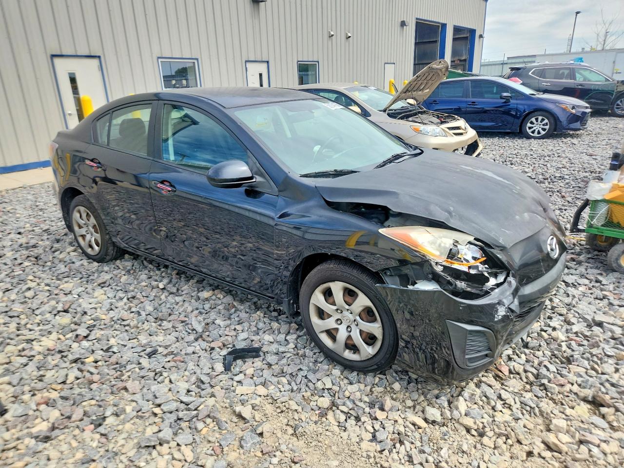 2011 Mazda 3 I Black vin: JM1BL1UF5B1453581