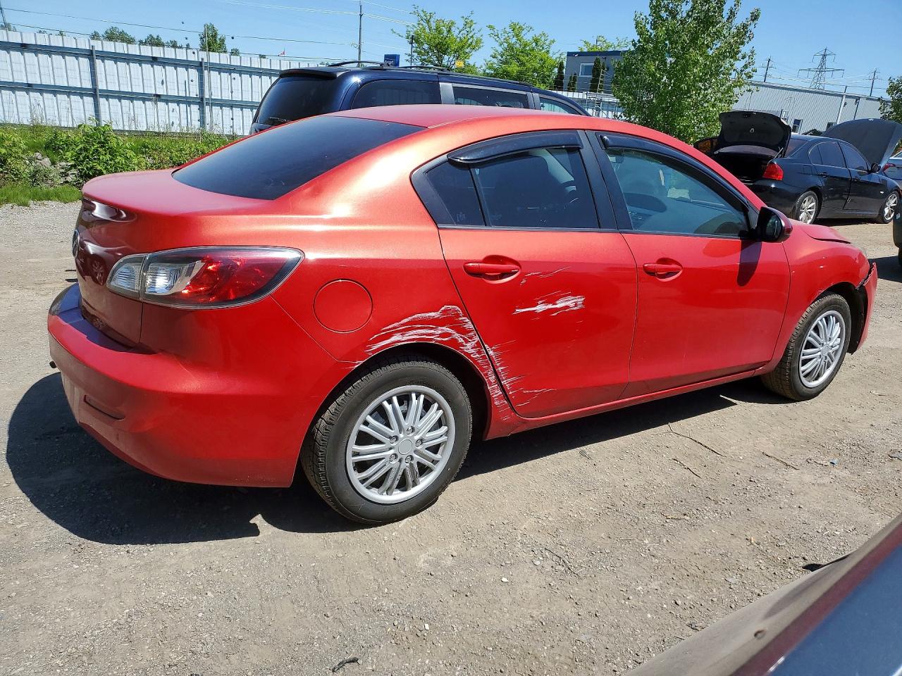 2013 Mazda 3 I Red vin: JM1BL1UF5D1759702