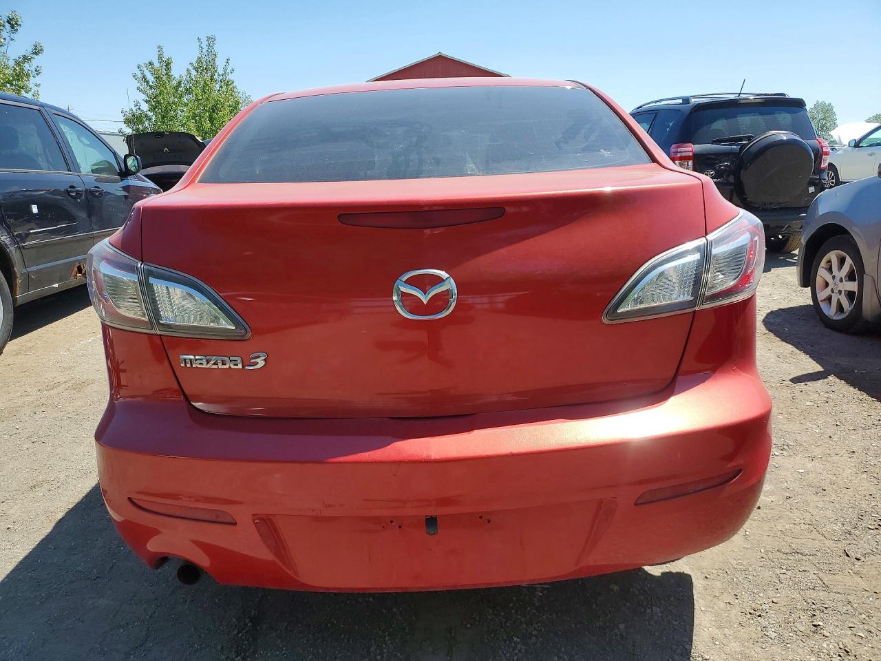 2013 Mazda 3 I Red vin: JM1BL1UF5D1759702