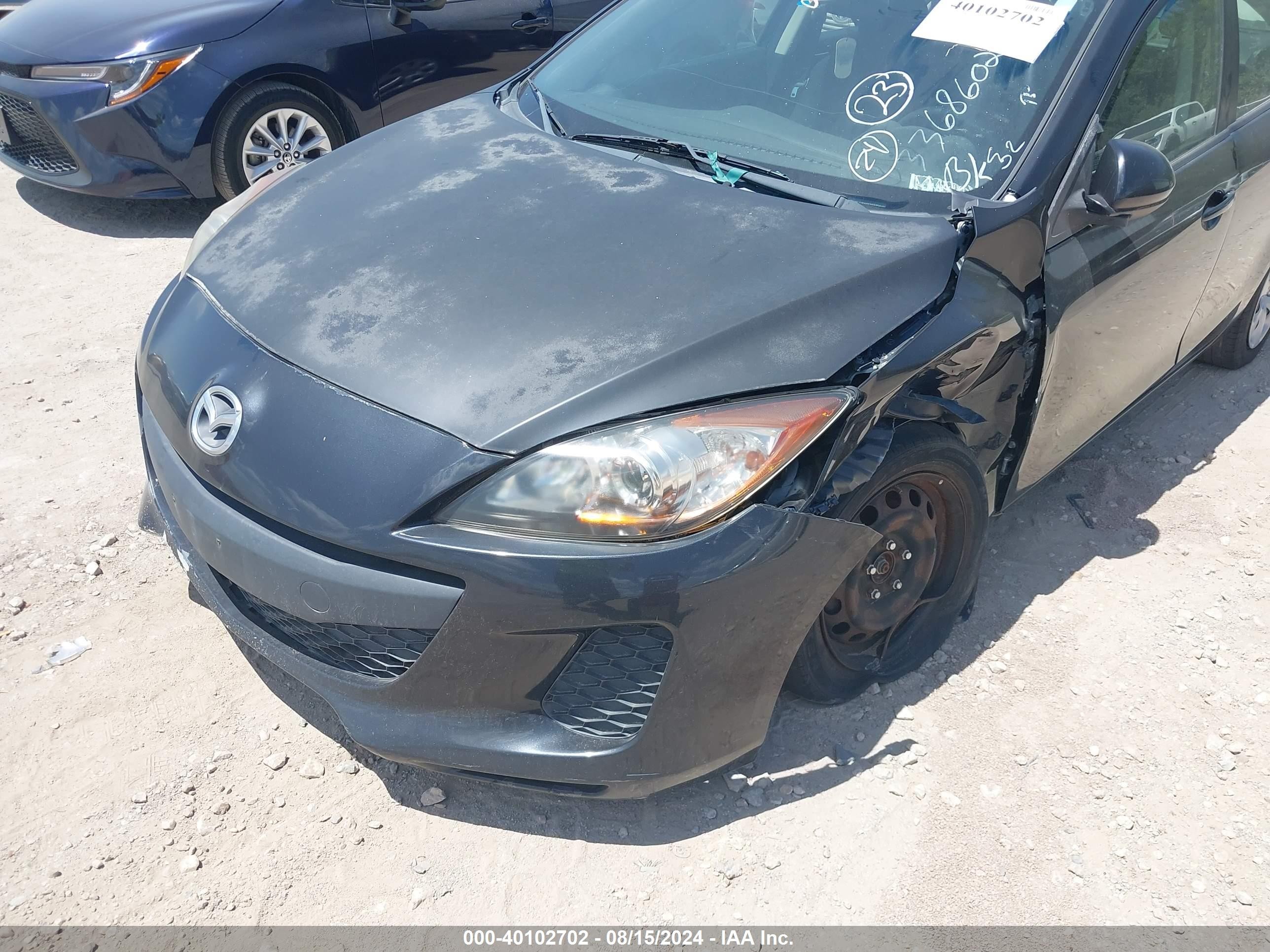 2012 Mazda Mazda3 I Sport Серый vin: JM1BL1UF6C1503356