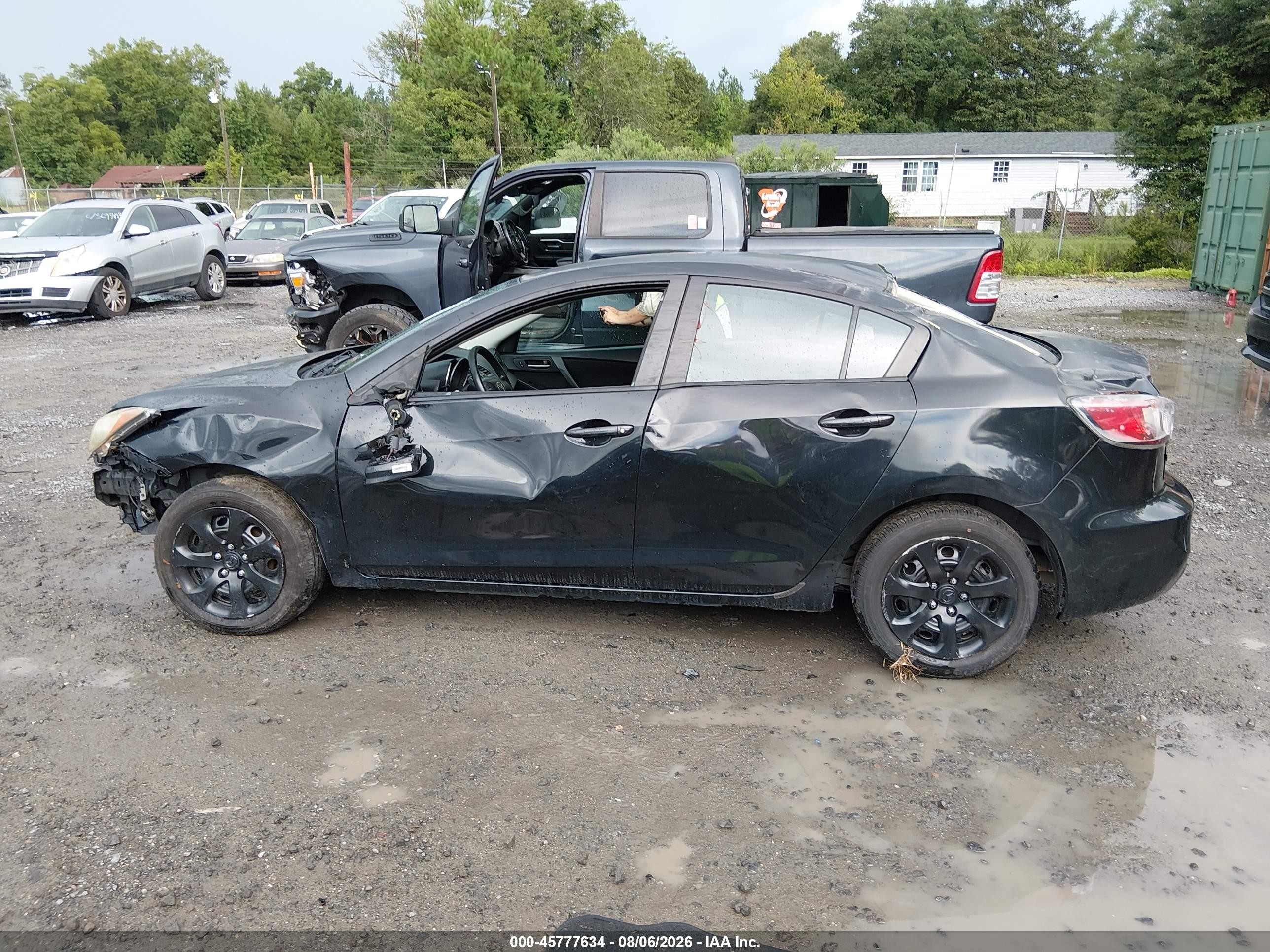 2012 Mazda Mazda3 I Sport Black vin: JM1BL1UF6C1521033