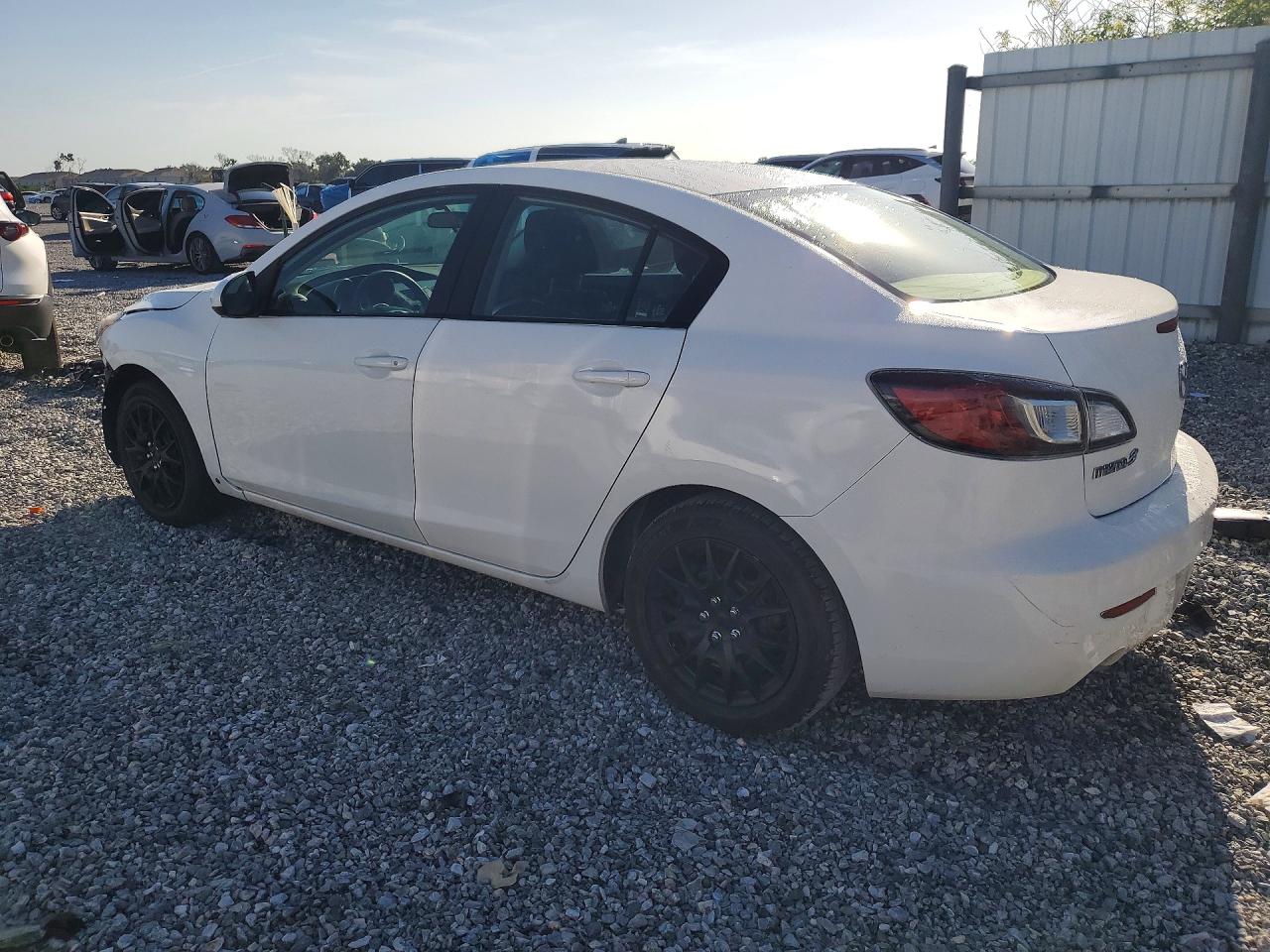 2012 Mazda 3 I White vin: JM1BL1UF6C1633296