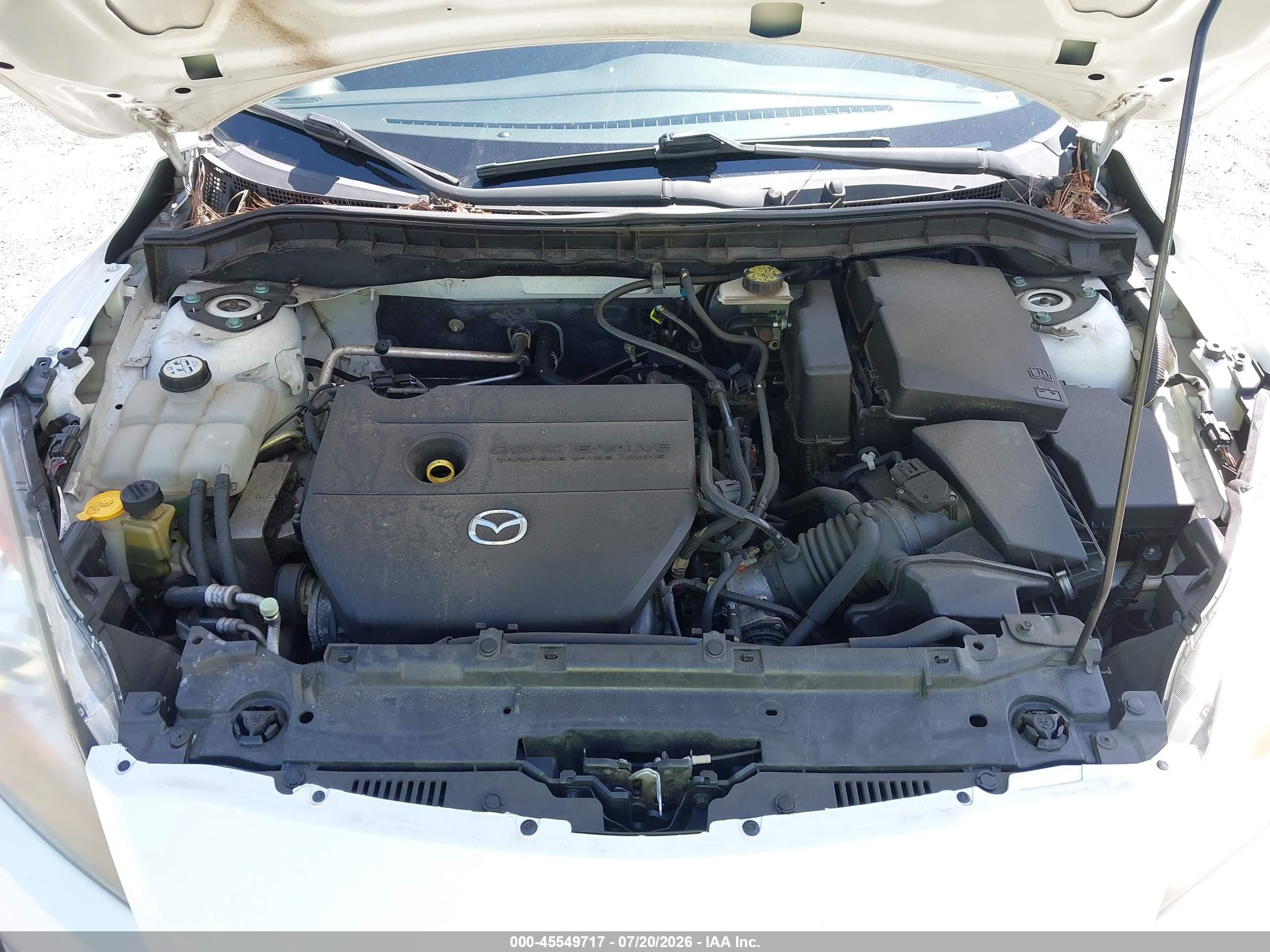 2012 Mazda Mazda3 I Sport Белый vin: JM1BL1UF6C1665388