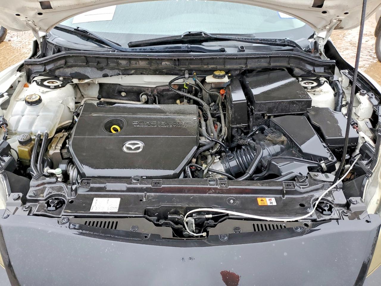 2011 Mazda 3 I White vin: JM1BL1UF7B1366362