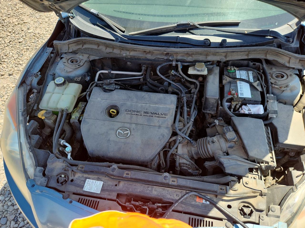 2011 Mazda 3 I Бирюзовый vin: JM1BL1UF7B1370816
