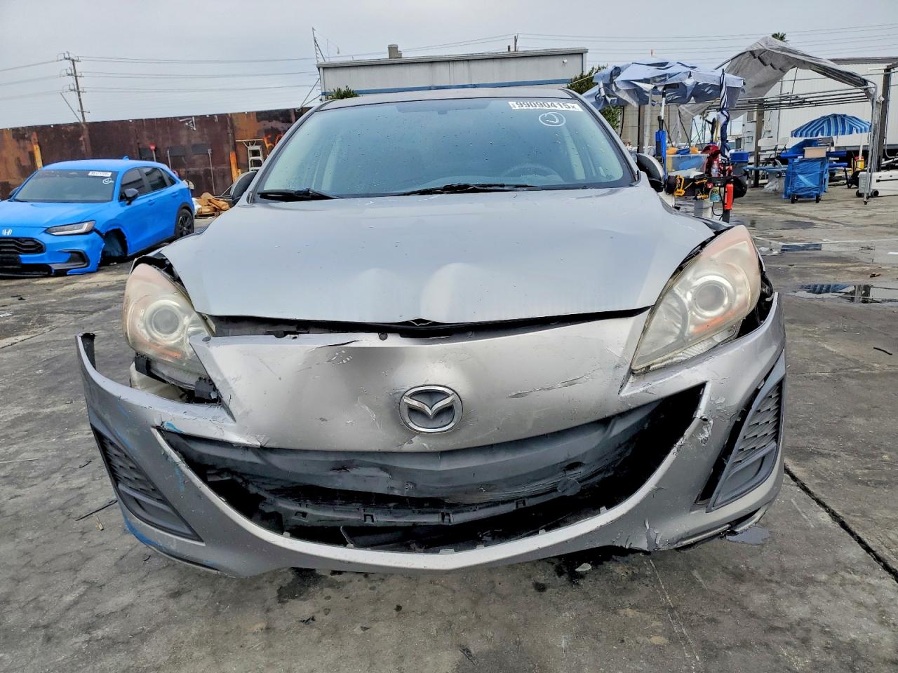 2011 Mazda 3 I Серебряный vin: JM1BL1UF7B1470902