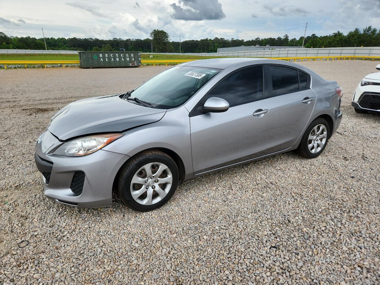 2012 Mazda 3 I Silver vin: JM1BL1UF7C1512678