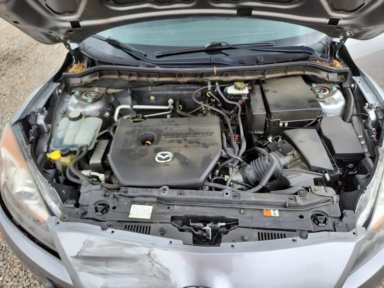 2012 Mazda 3 I Silver vin: JM1BL1UF7C1512678