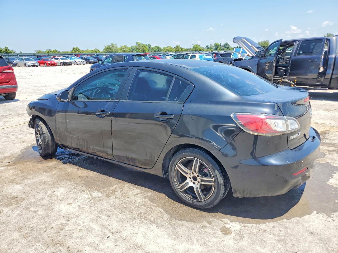 2012 Mazda 3 I Black vin: JM1BL1UF7C1589941