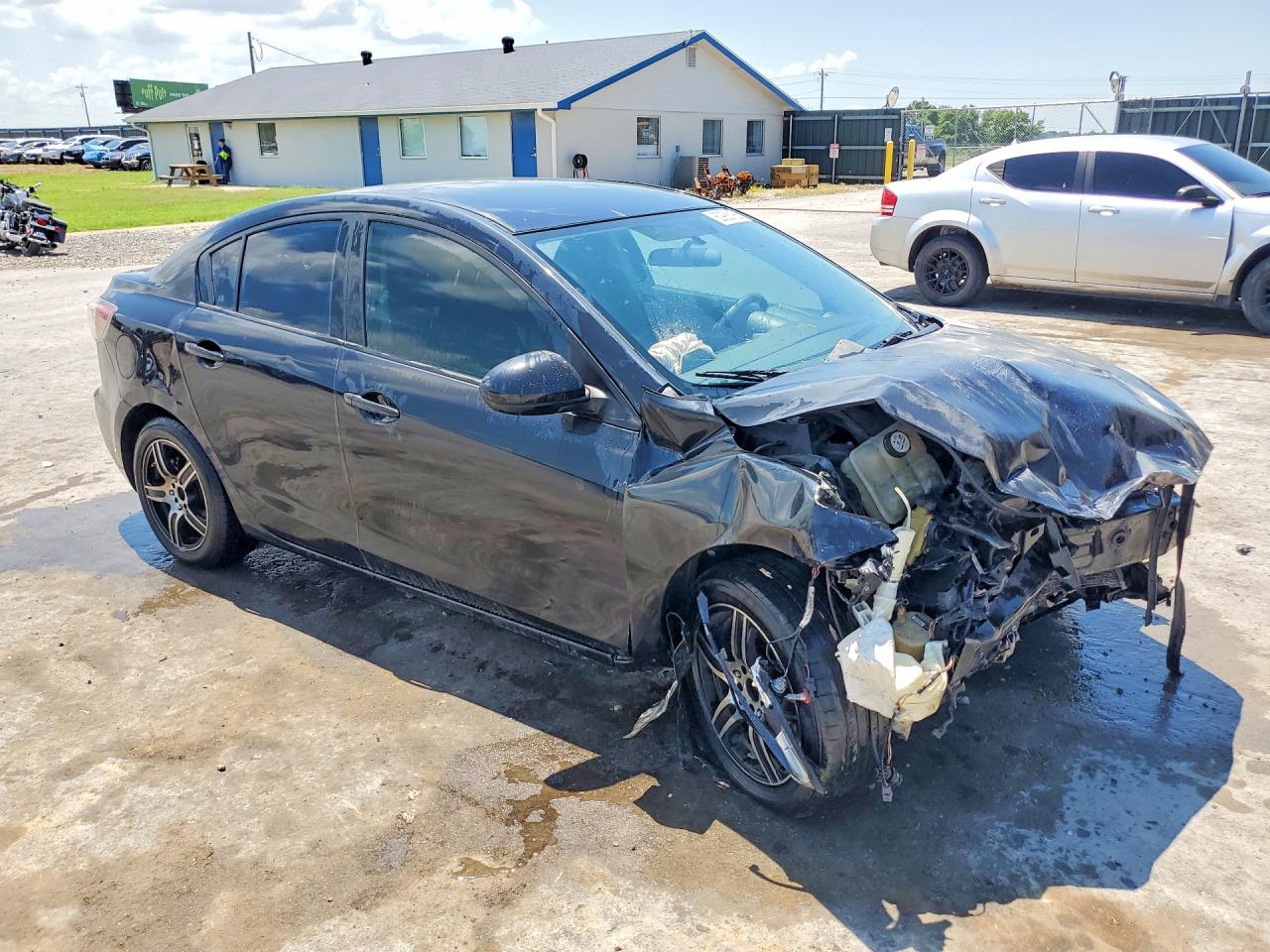 2012 Mazda 3 I Black vin: JM1BL1UF7C1589941