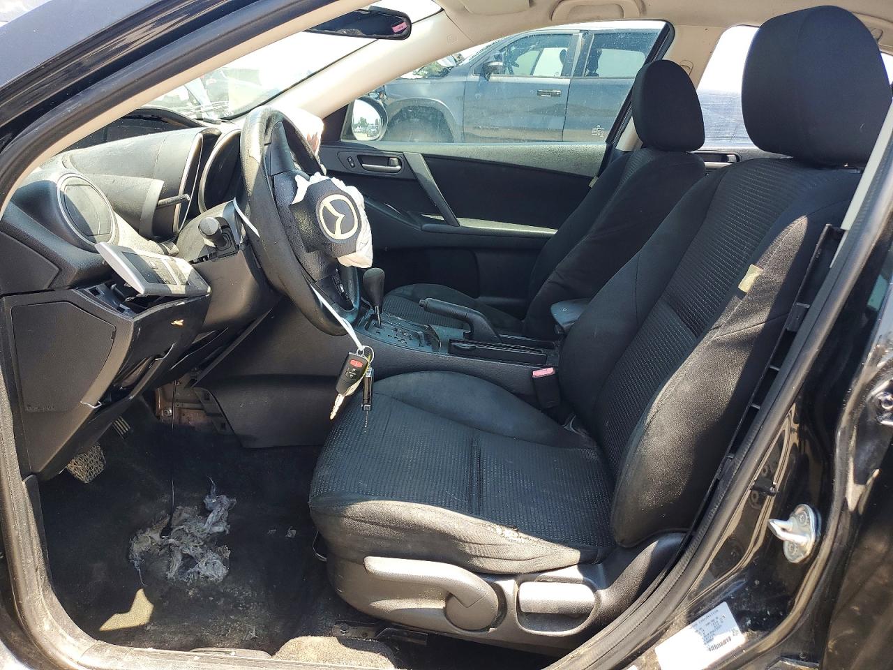 2012 Mazda 3 I Black vin: JM1BL1UF7C1589941