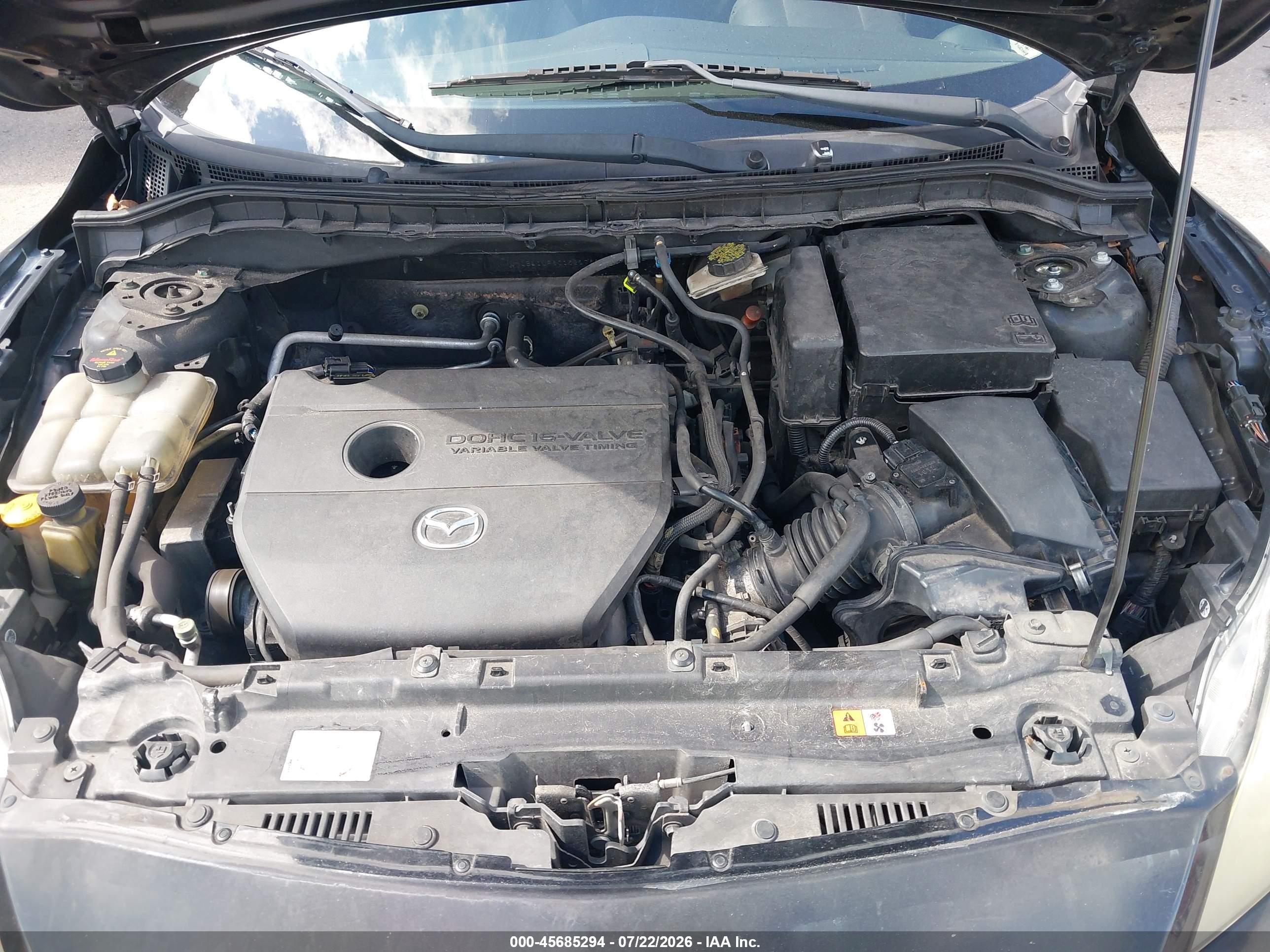 2012 Mazda Mazda3 I Sport Черный vin: JM1BL1UF8C1521762