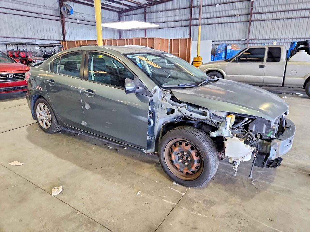 2012 Mazda 3 I Gray vin: JM1BL1UF9C1505120