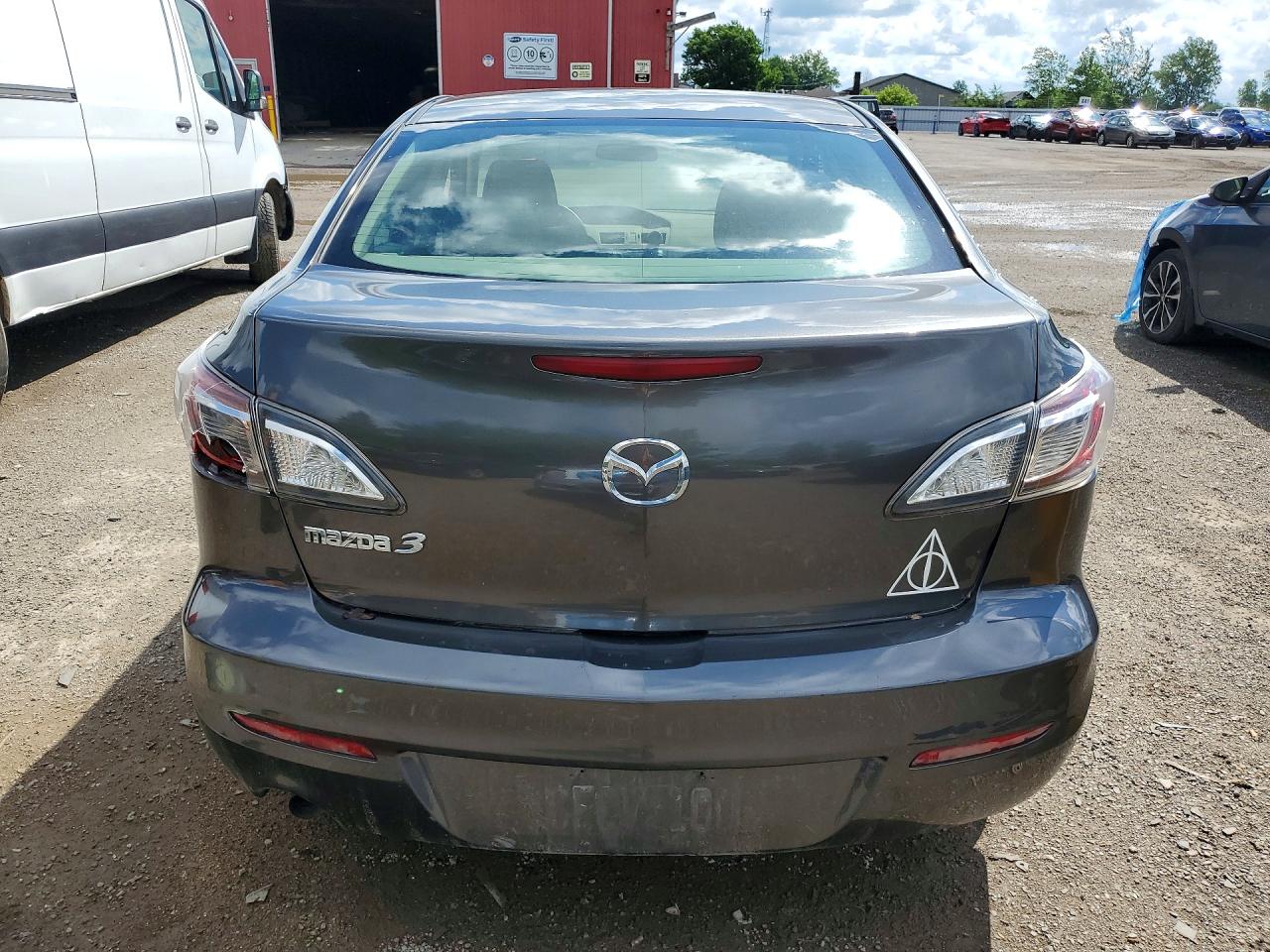 2012 Mazda 3 I Серый vin: JM1BL1UF9C1563339