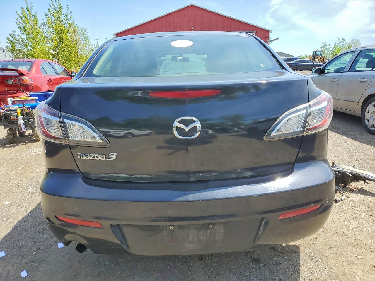 2012 Mazda 3 I Black vin: JM1BL1UF9C1667345