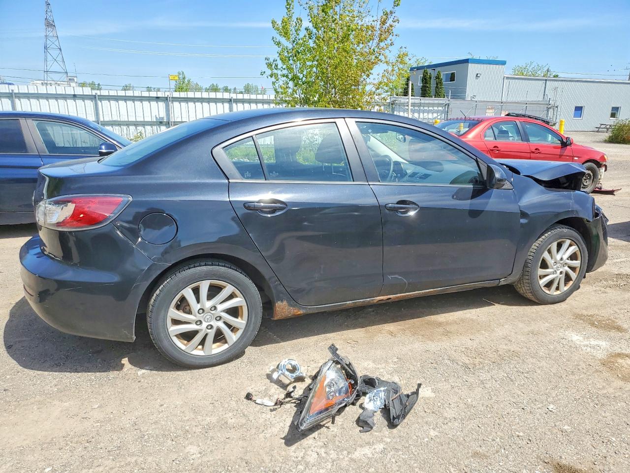 2012 Mazda 3 I Black vin: JM1BL1UF9C1667345