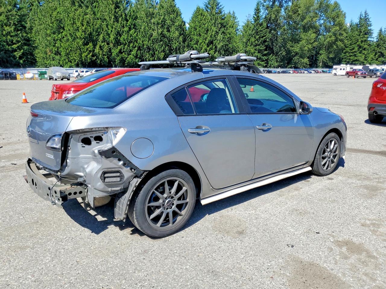 2012 Mazda 3 I Silver vin: JM1BL1UF9C1684310